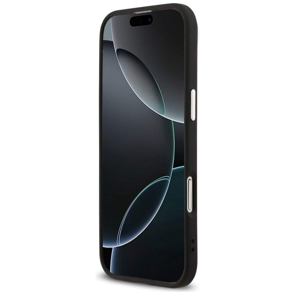 c37033c05e1c787207e324a9e0eb435c KARL LAGERFELD case for IPHONE 17 Air compatible with MagSafe KLHMP17MPSMLRKLK (PU Karl Pin) black