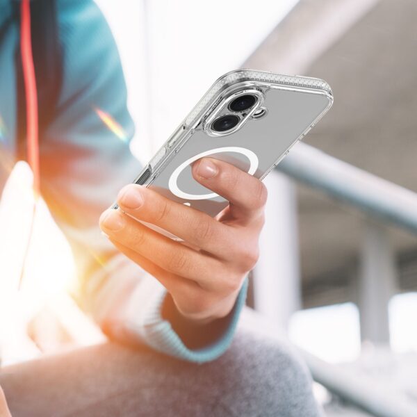 c5e0b2ad457a5f1bc6127eb172658721 DUX DUCIS case CLIN MAG compatible with MagSafe for IPHONE 17 transparent
