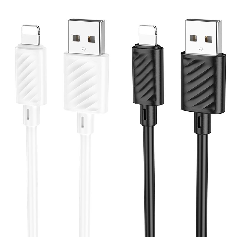 Cable USB A to Lightning Hoco 2,4A 2 m X88 white