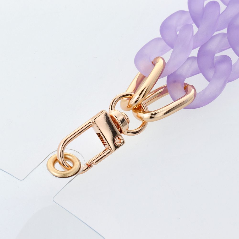 c902c72447216594892ae8dc4413e2d8 PANAMA Phone lanyard, Phone pendant / cord length 40cm (20cm in the loop) / on wrist - purple