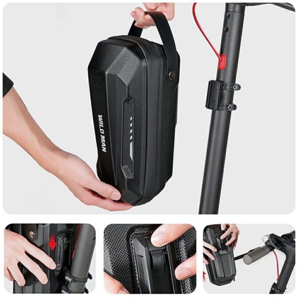 c9f0ffba28f6af35d9b764e543a34917 WILDMAN traveling bag for scooter waterproof 3L GD9X Plus black