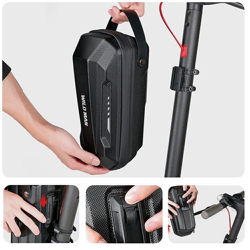 c9f0ffba28f6af35d9b764e543a34917 WILDMAN traveling bag for scooter waterproof 3L GD9X Plus black