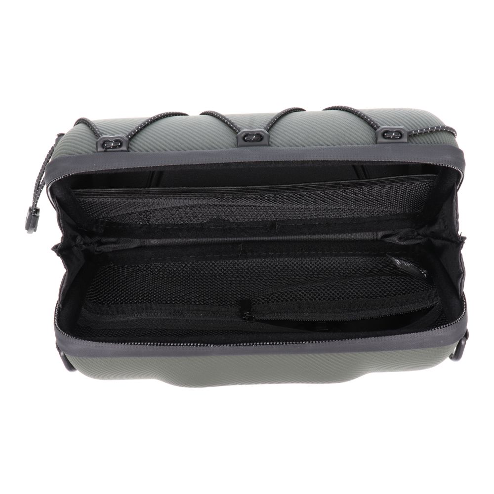 ca7226b08528ea82c05a6354da938111 WILDMAN traveling bag for bike handlebars with zipper 2L GD7X green