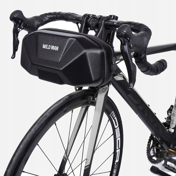 cc662fbebb5feaaa5a8d2a11592c3d5f WILDMAN traveling bag for bike handlebars with zipper 3,5L X9 black