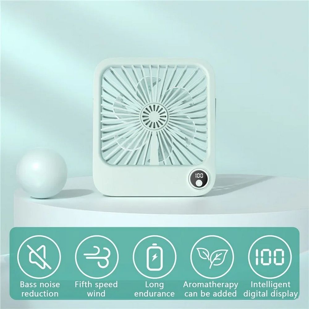 Desk fan with adjustable stand W30 blue