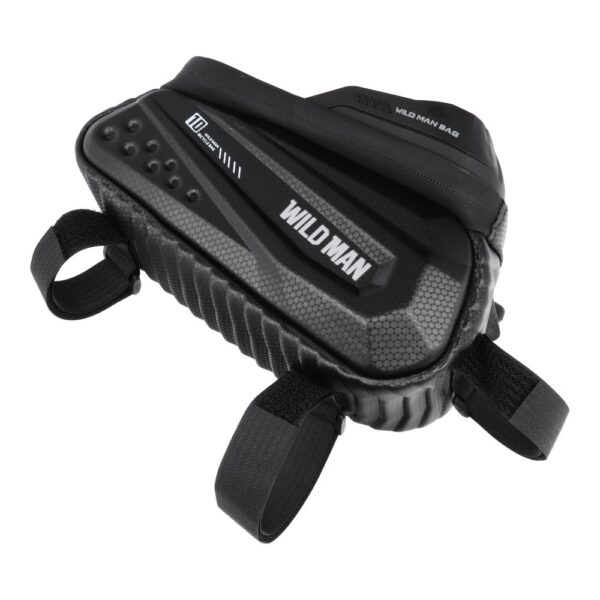 cf2f5b4da6964d30f829943288ad272a WILDMAN traveling bag for bike frame with zipper 1,2L (4 "- 7") ES10 black