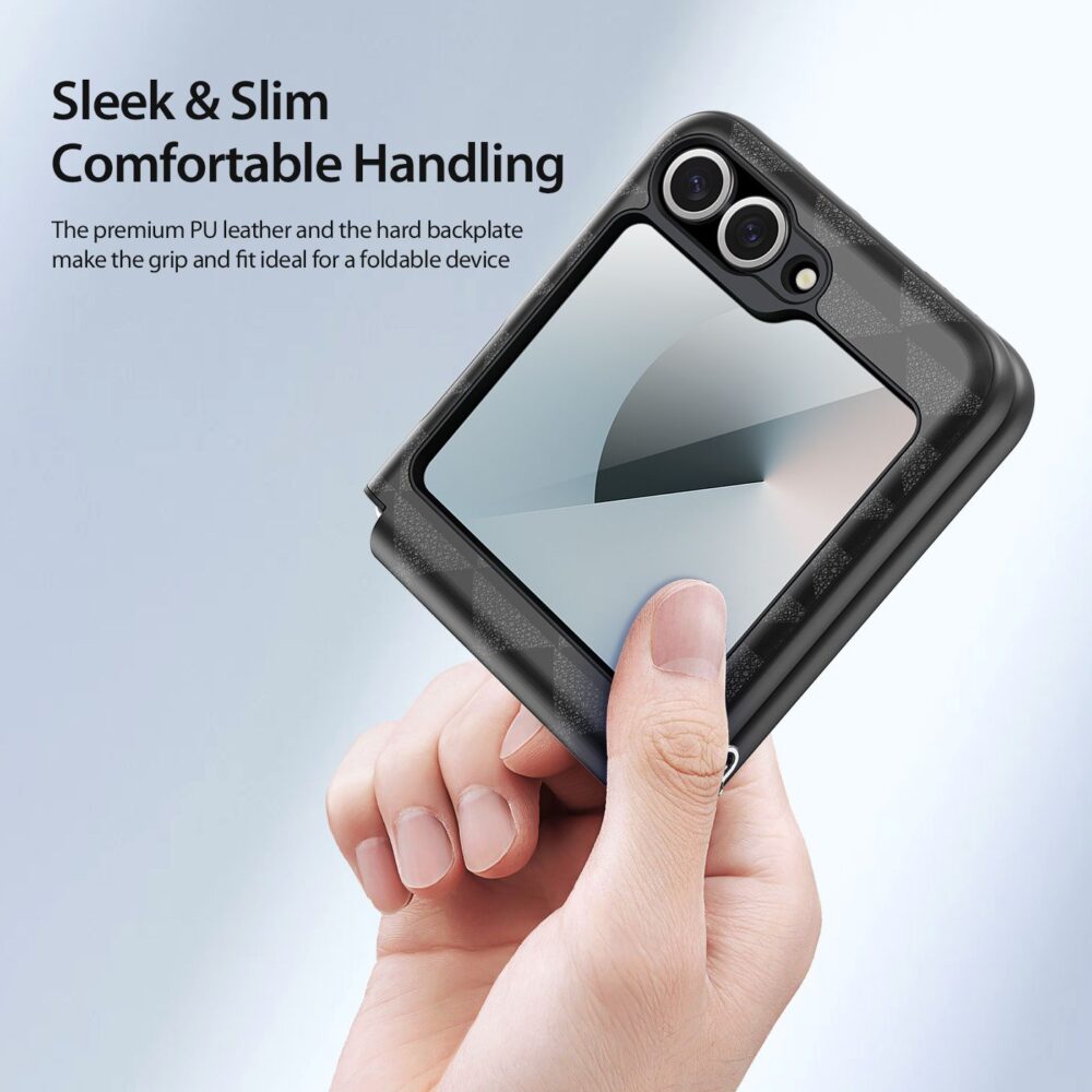 DUX DUCIS case FITT for SAMSUNG Z Z FLIP 7 FE/W25 FLIP/ Z FLIP 6 black