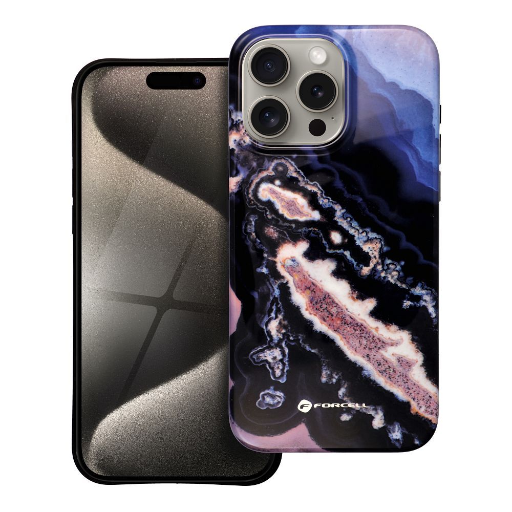 FORCELL F-PROTECT Mirage, Military Drop-Tested case compatible with MagSafe for IPHONE 15 PRO MAX gold island