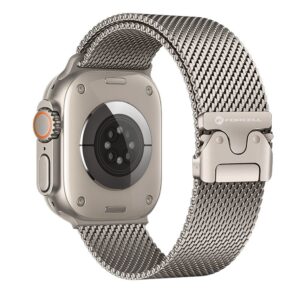 d5bd1f45296bbb73fbca96606a75218c FORCELL F-DESIGN FA11 stainless steel strap for APPLE Watch 38 / 40 / 41 mm silver