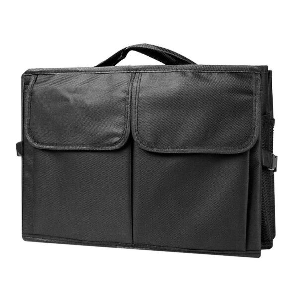 d6c56eccc9b4098a8f57a1f89d34026d Foldable car boot storage container (Oxford material) black