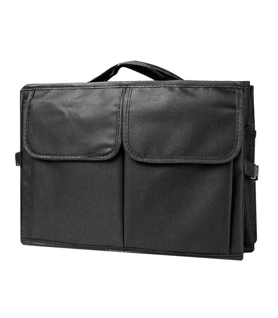 d6c56eccc9b4098a8f57a1f89d34026d Foldable car boot storage container (Oxford material) black
