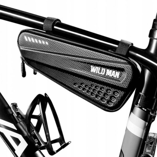 d7d26d0c4e43d1a13a3e5f209fb29535 WILDMAN traveling bag under the bike frame with zipper 1,2L ES4 black