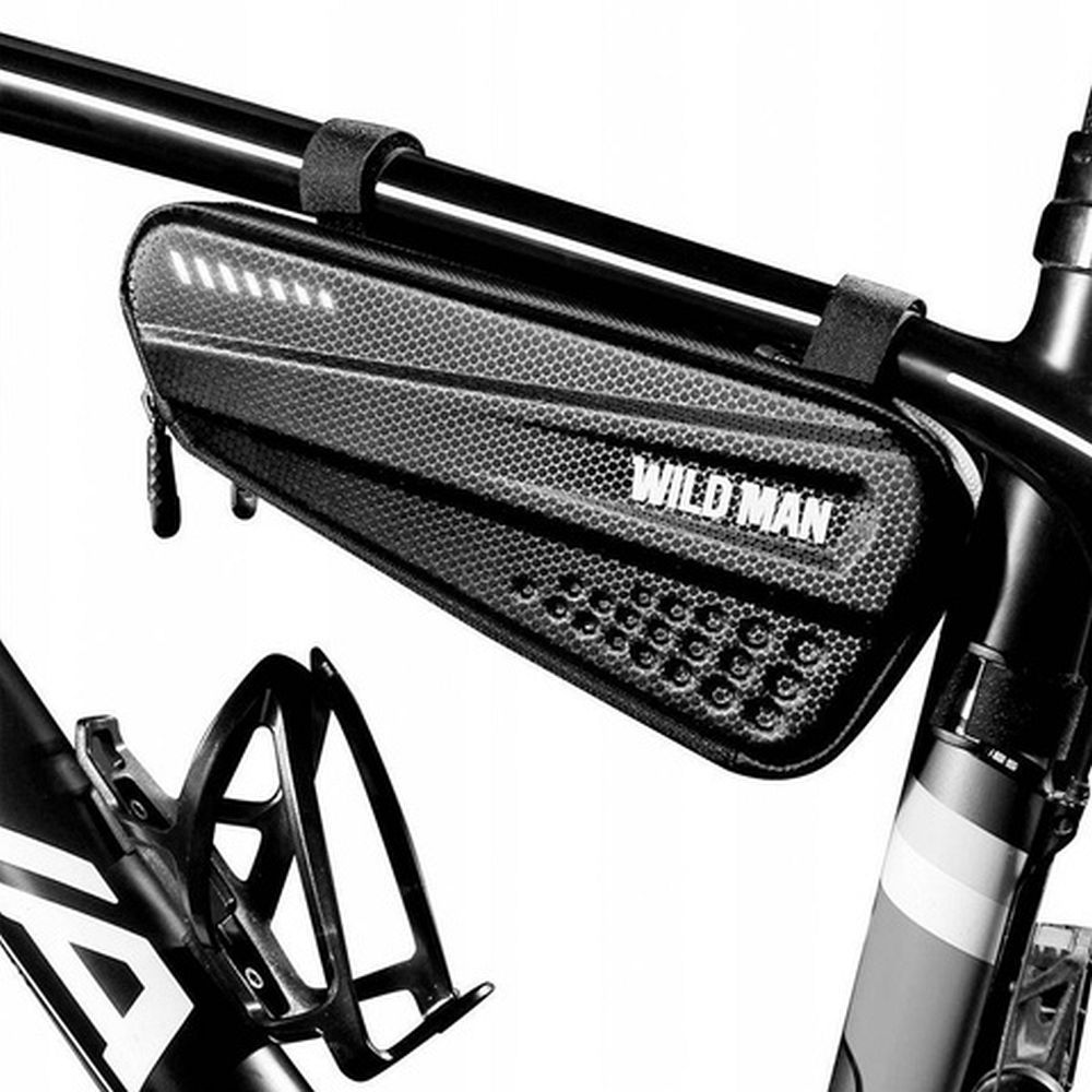 d7d26d0c4e43d1a13a3e5f209fb29535 WILDMAN traveling bag under the bike frame with zipper 1,2L ES4 black