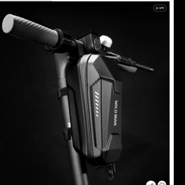 da93c1637ca32aac6573b1a8bd17cd33 WILDMAN traveling bag for bike frame with zipper 1,2L (4 "- 7") ES10 black