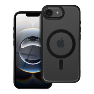 COLOR EDGE MAG COVER case compatible with MagSafe for IPHONE 16e (SE 4 2025) black