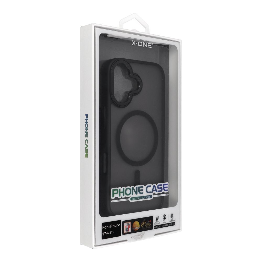dbb6c1bfe25be620953811319f886df1 X-ONE Dropguard Magnetic Case Air (MagSafe compatible) - for Apple iPhone 17 black