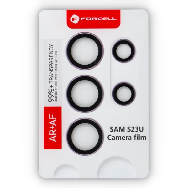 Forcell Premium Camera Lens Tempered Glass - for Samsung Galaxy S23 Ultra Lavender