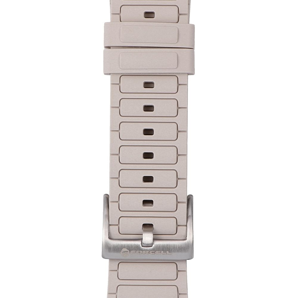 df1119893542f6c1a532d9233a058b52 FORCELL F-DESIGN FA06 silicone strap for APPLE Watch 42 / 44 / 45 / 49 mm white