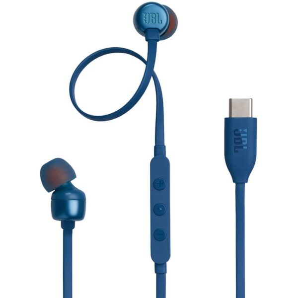 Wire earphones USB C JBL Tune 310C blue