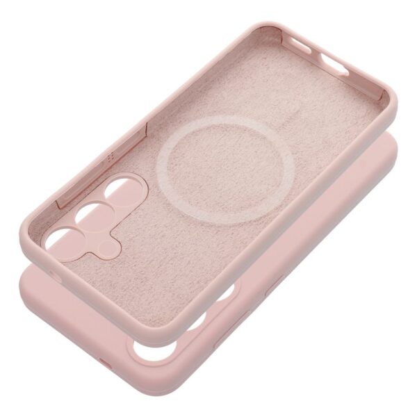e520a5b9e96190ab56ca2966cff2ddbc Case SILICONE 2mm for SAMSUNG S26 compatible with MagSafe sand pink