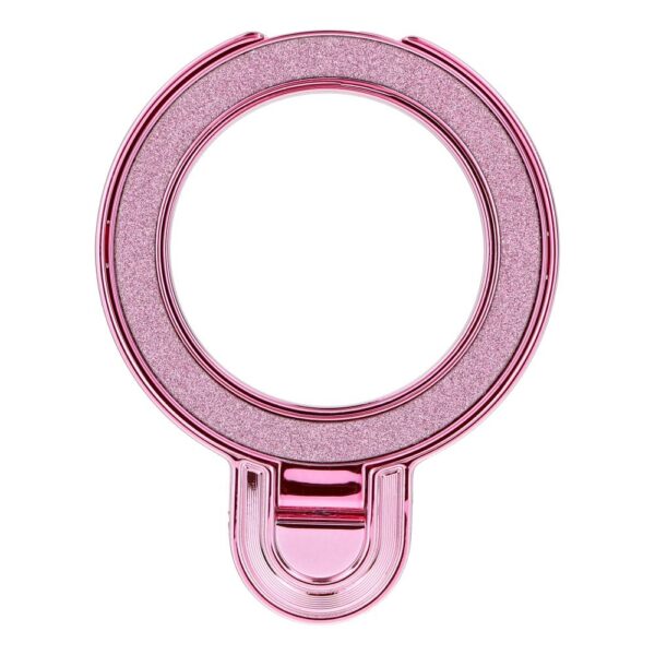 e60a9b3ef8df16cf4266ca5c9fa29a44 Phone stand CIRCLE GLITTER - stick-on - pink