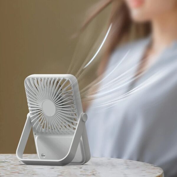 Desk fan with adjustable stand HX-122 white