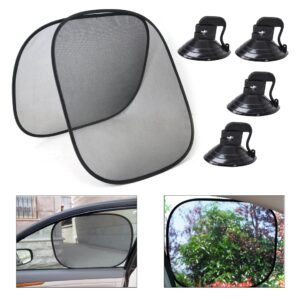 e6b4f424aa07418a12cc4855913e0c2d Car sun visor with suction cups for rear windows black