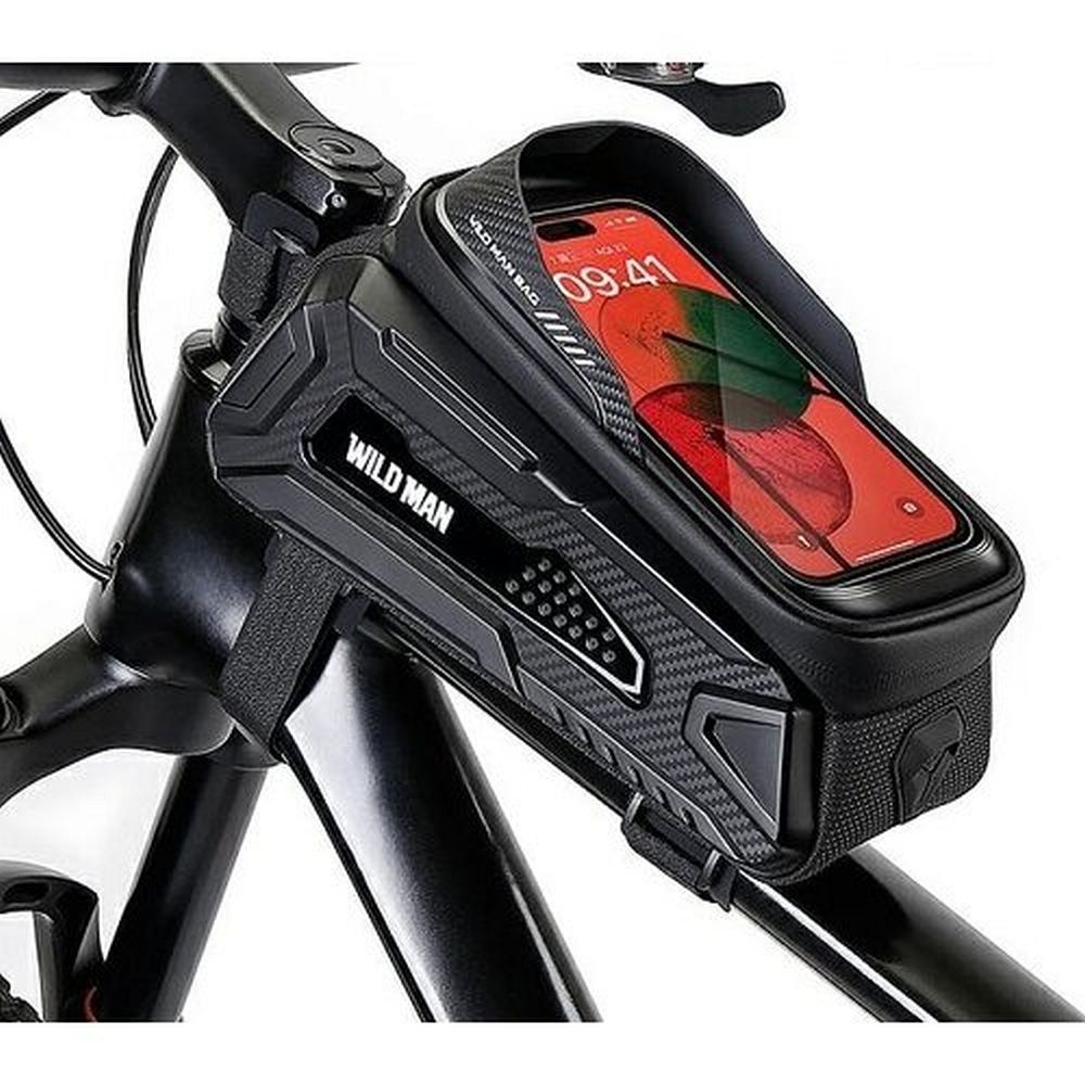 e6d1b6400b274ba0b5d00e6f5c987f1e WILDMAN traveling bag for bike frame with zipper 2L (4 "- 7") M30 black