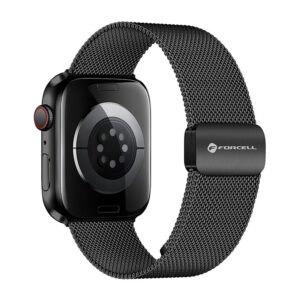 FORCELL F-DESIGN FA14 magnetic stainless steel strap for APPLE Watch 38 / 40 / 41 mm black