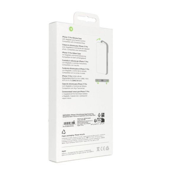 iPhone 17 Pro Silicone Case with MagSafe – Purple Fog