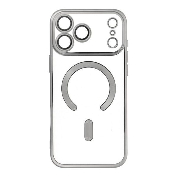 e8aaaf46515a8e752dc622e02a406c88 ELECTRO MAG COVER case compatible with MagSafe for IPHONE 17 Pro Max grey titanium