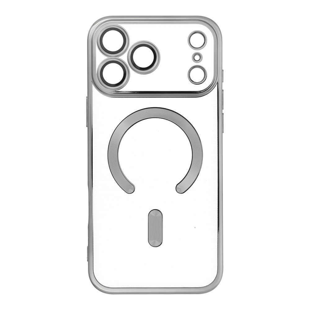 e8aaaf46515a8e752dc622e02a406c88 ELECTRO MAG COVER case compatible with MagSafe for IPHONE 17 Pro Max grey titanium