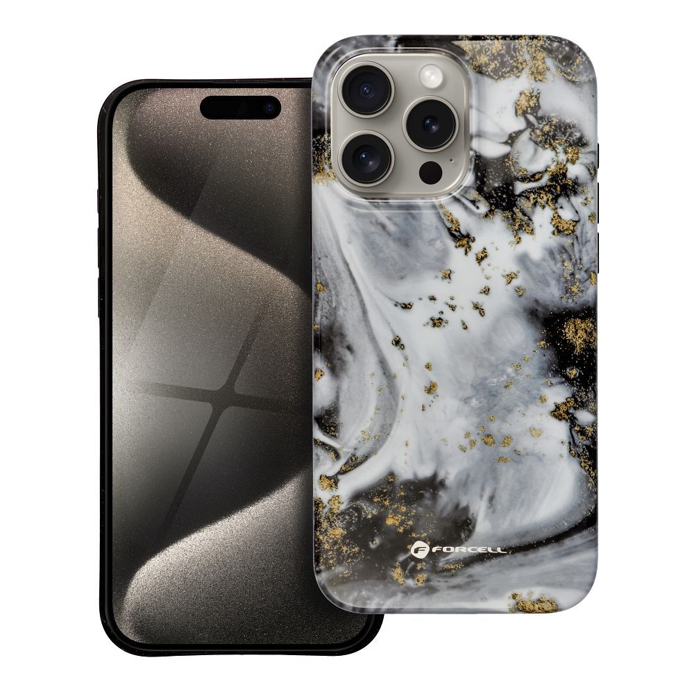 e9403dfea58dcde54126f669af4ba0df FORCELL F-PROTECT Mirage, Military Drop-Tested case compatible with MagSafe for IPHONE 15 PRO MAX silver fog