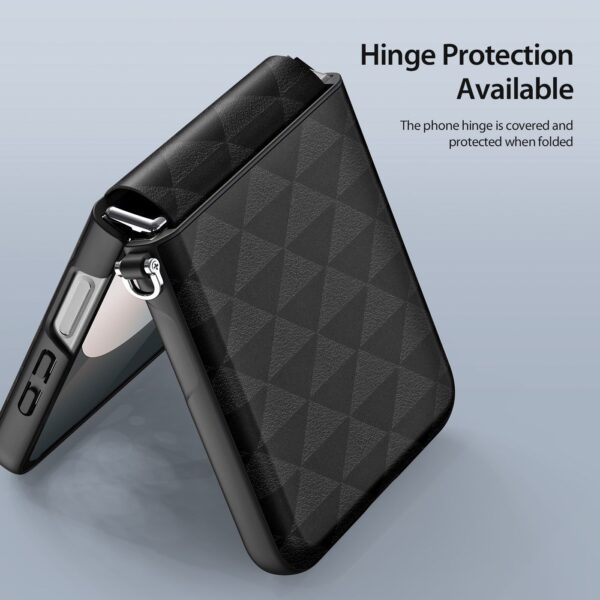 DUX DUCIS case FITT for SAMSUNG Z Z FLIP 7 FE/W25 FLIP/ Z FLIP 6 black