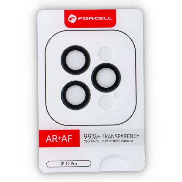 Forcell Premium Camera Lens Tempered Glass - for iPhone 12 Pro Graphite