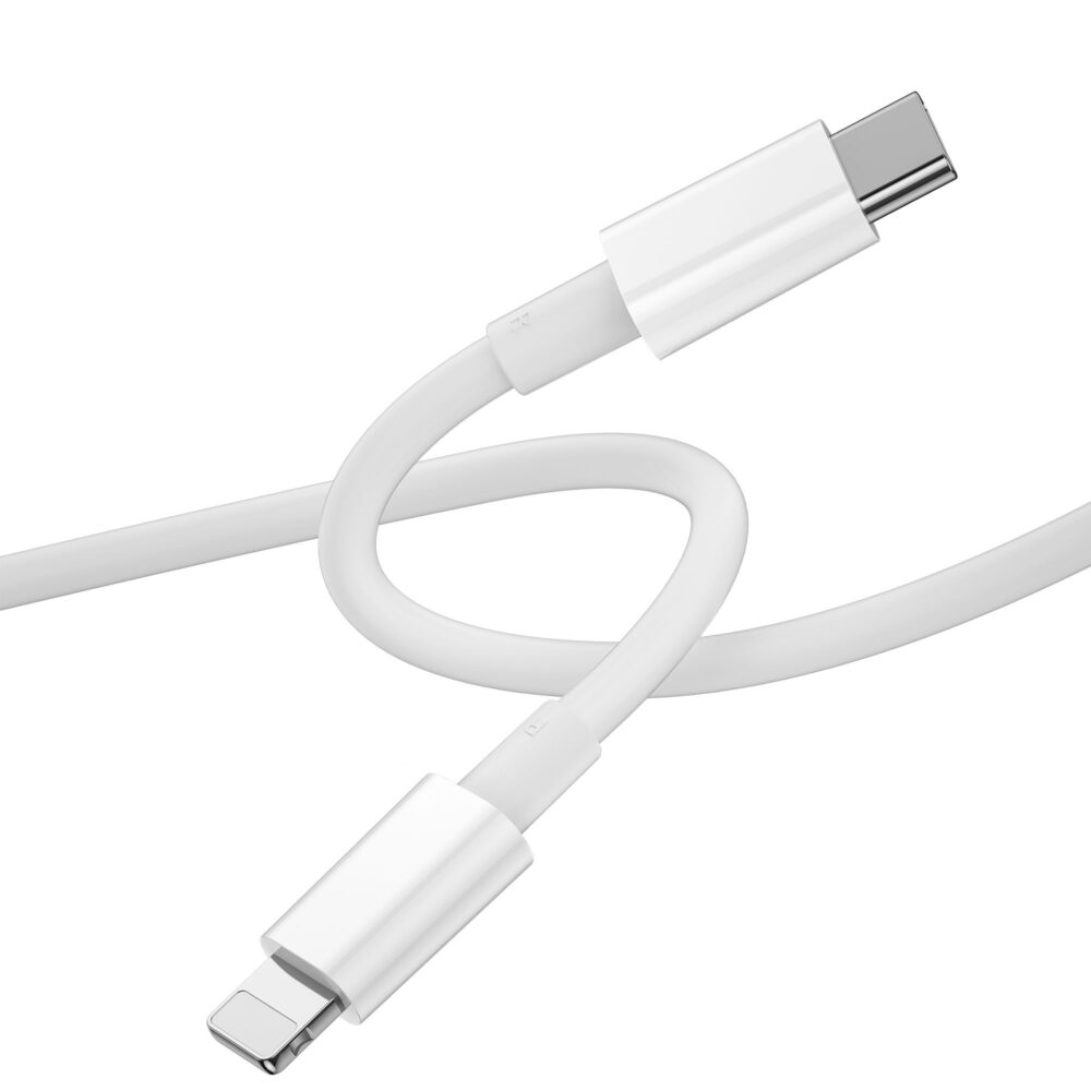 ecf80c051126542b839a9e5fcdb1210f WiWU - Classic Series Data Cable Wi-C008 USB C to Lightning 30W - white