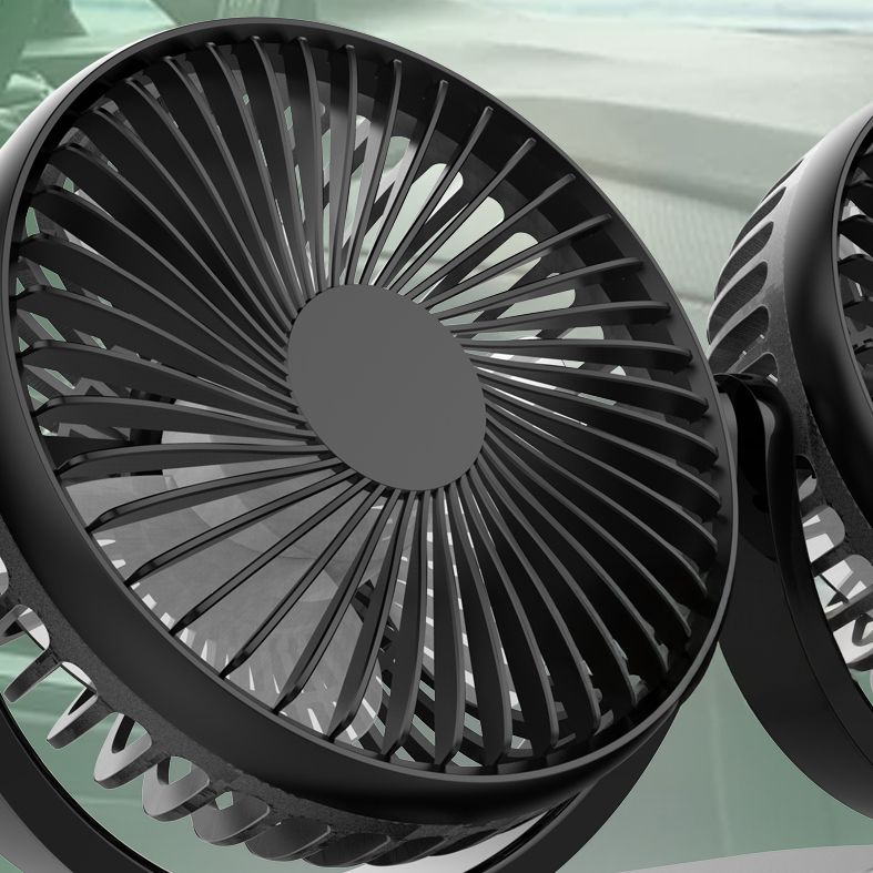 ef72f0813fda999b572a0bf17fb77e18 Dual car fan powered by USB black