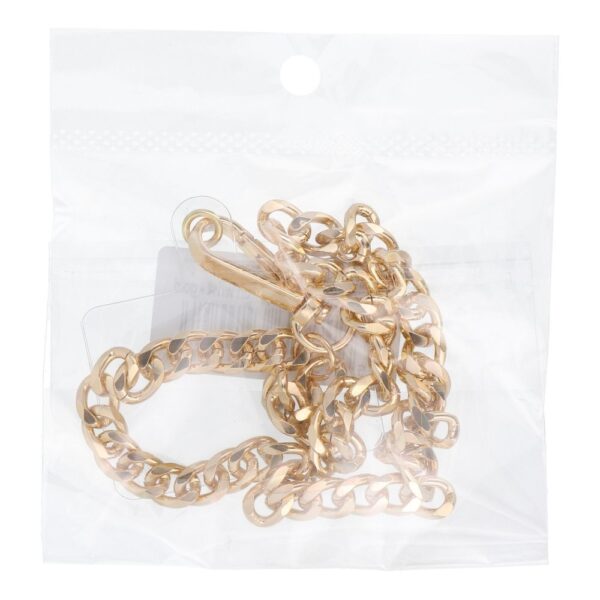 CHAIN #41 Phone lanyard, Phone pendant / cord length 40cm (20cm in the loop) / on wrist - gold