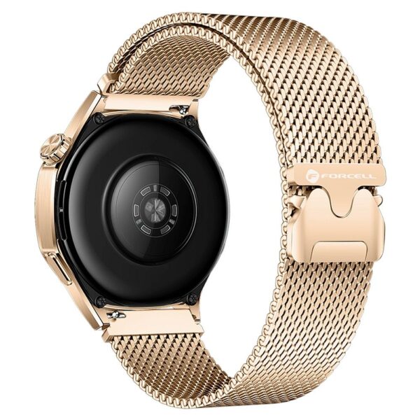 f0f359a1bb017e3f2fcd57249ab98846 FORCELL F-DESIGN FS10 stailess steel strap for SAMSUNG Watch 20 mm gold