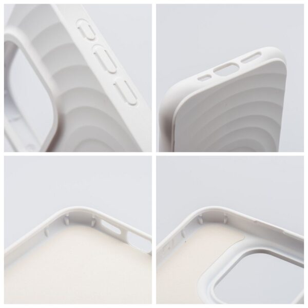 Silicone Zephyr Mag Cover compatible with MagSafe do IPHONE 16 white