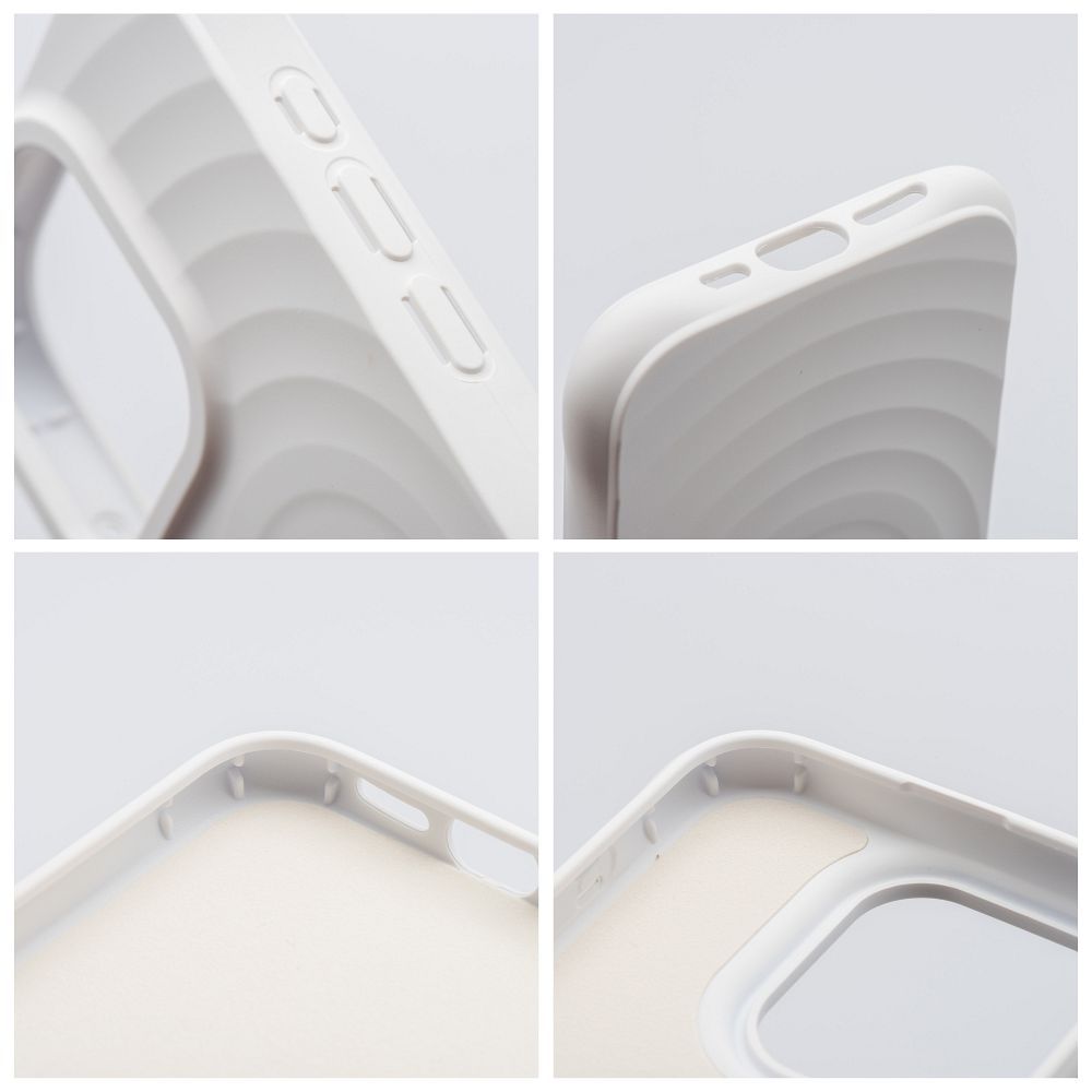 Silicone Zephyr Mag Cover compatible with MagSafe do IPHONE 16 white