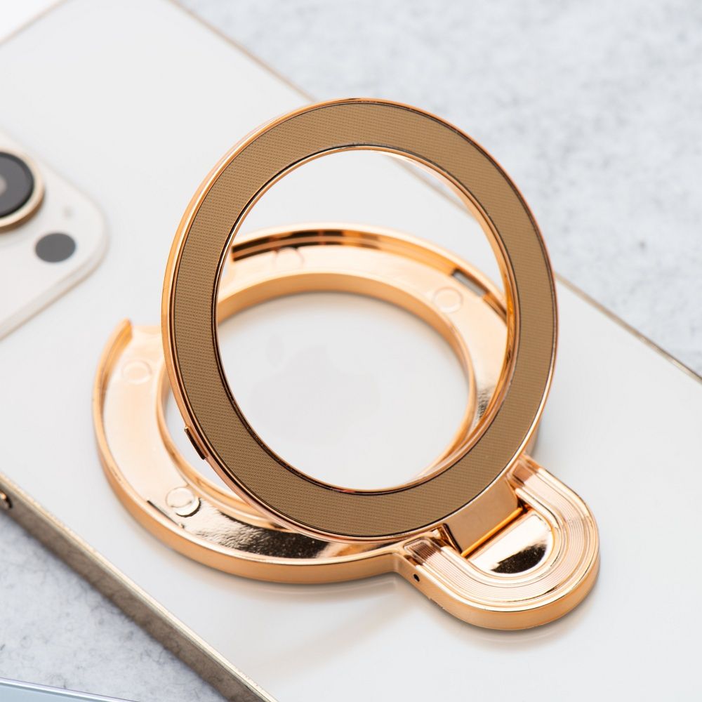 Phone stand CIRCLE - stick-on - gold