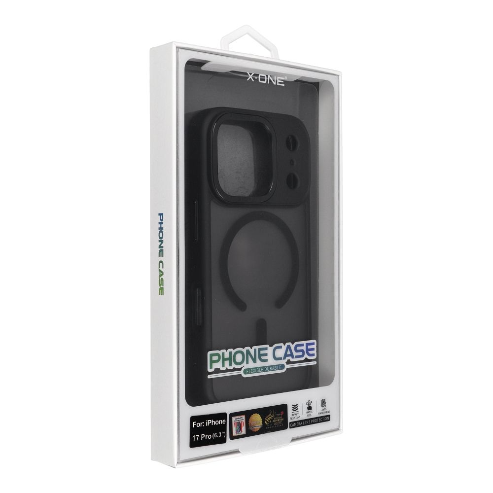 f2d35ee91f04ad54ed3aad5d256432ad X-ONE Dropguard Magnetic Case Air (MagSafe compatible) - for Apple iPhone 17 Pro black