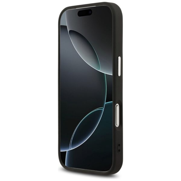 KARL LAGERFELD case for IPHONE 17 Pro Max compatible with MagSafe KLHMP17XPSMLRCHK (PU Choupette Pin) black