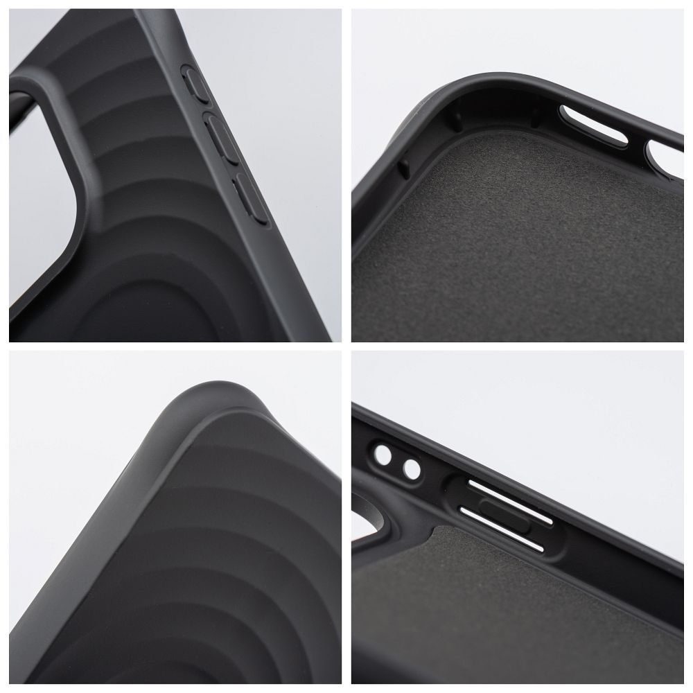Silicone Zephyr Mag Cover compatible with MagSafe do IPHONE 13 PRO black