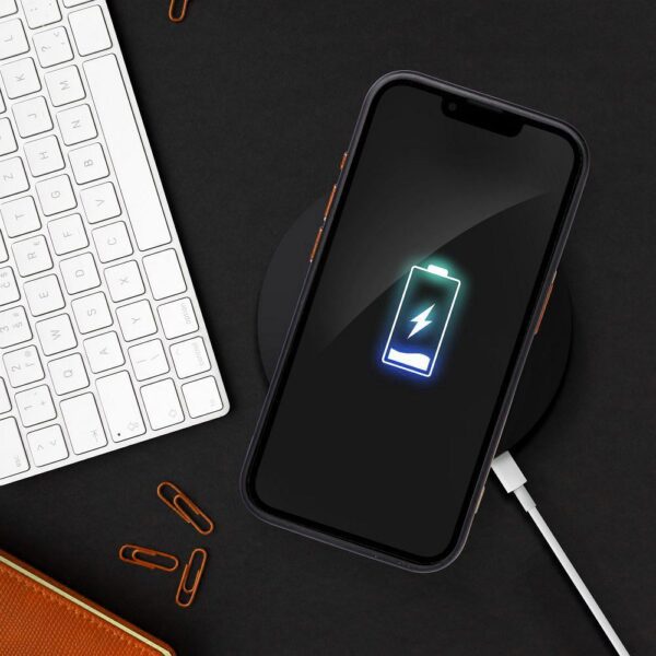 f587e12d33b74b91aaec306866f19471 COLOR EDGE MAG COVER case compatible with MagSafe for IPHONE 11 black gold