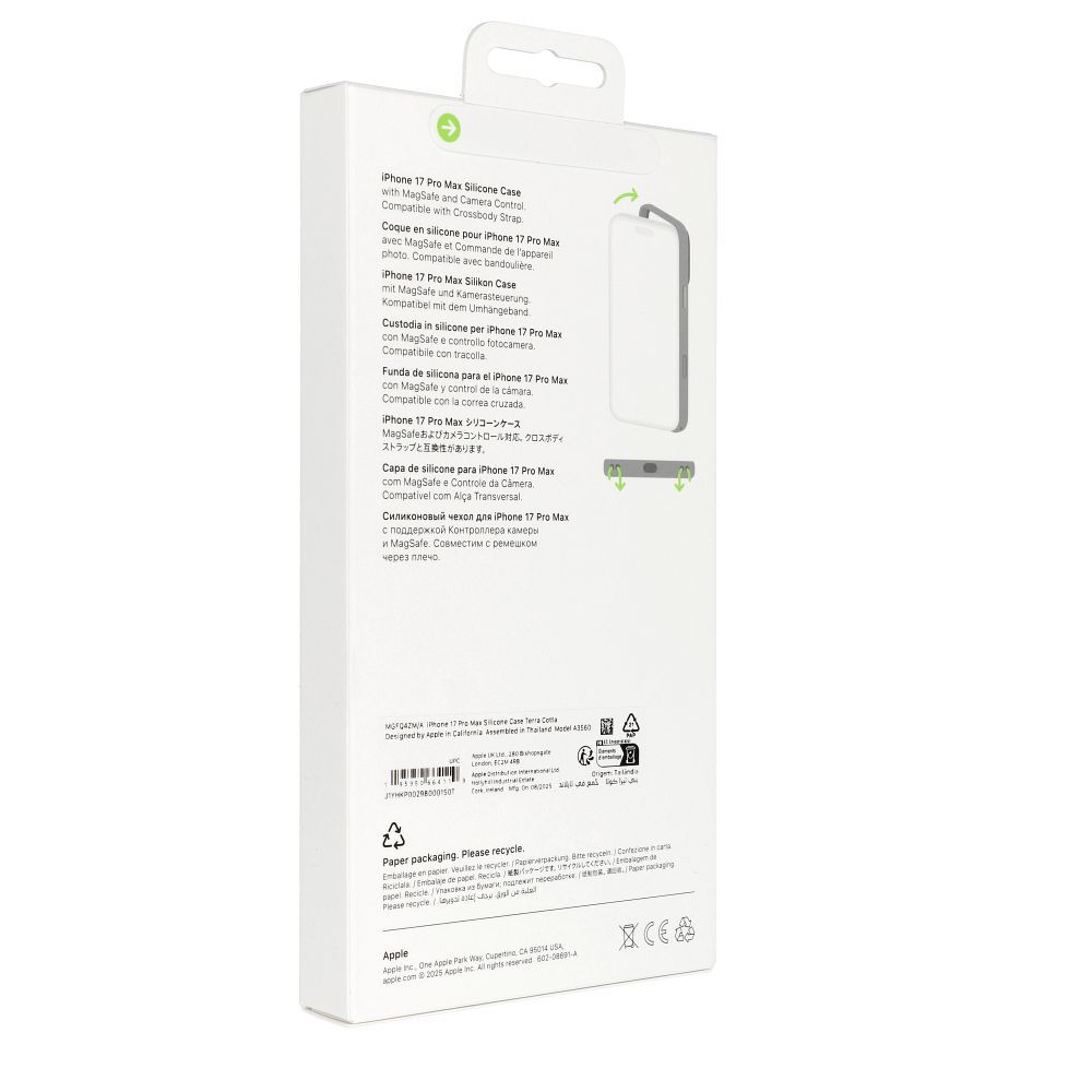 iPhone 17 Pro Max Silicone Case with MagSafe – Terra Cotta