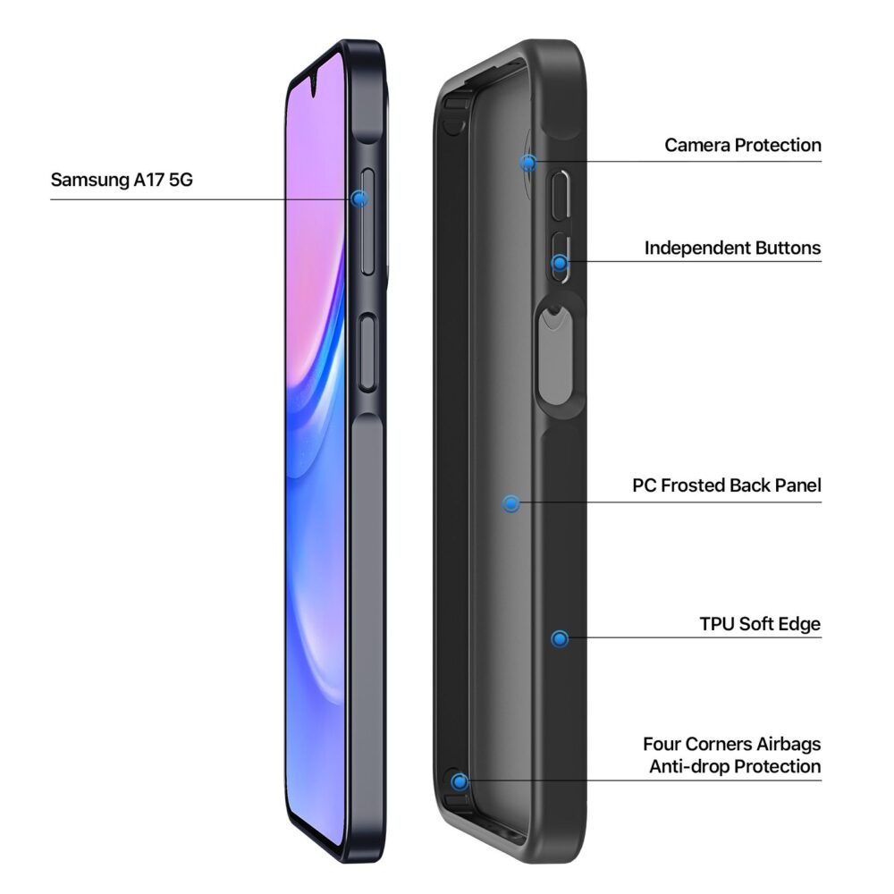 DUX DUCIS case YIND for SAMSUNG A17 5G black