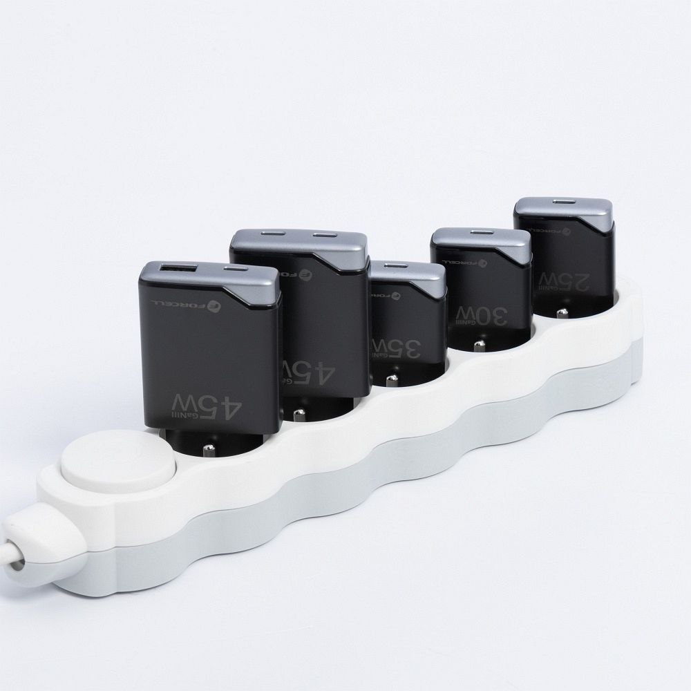 FORCELL F-ENERGY GaN III B135101-E Ultra Slim travel charger 1 x Type C + USB A PD QC4.0 3A 35W black