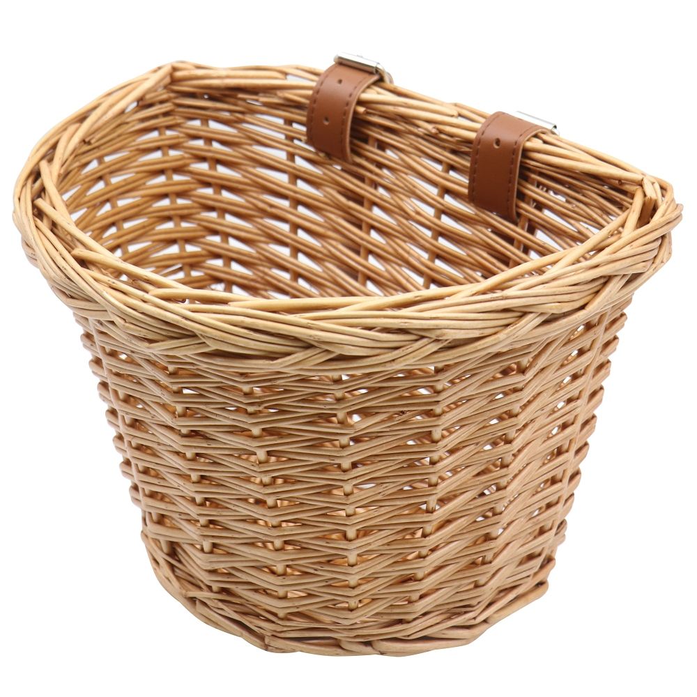 fa85a372a0316491d35de5bab9a2abb7 Willow front bicycle basket FSBKT-131-1 wood color
